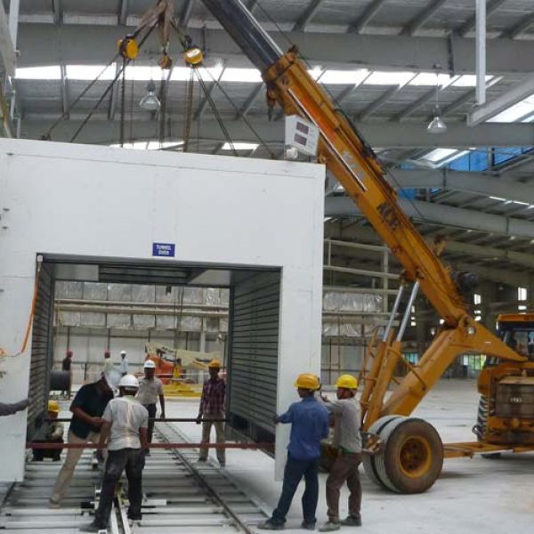 Relocation of a tempering oven in India