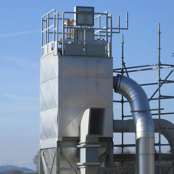 Silo suction for cement works