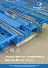 Product brochure conveying technology, material handling and special plants